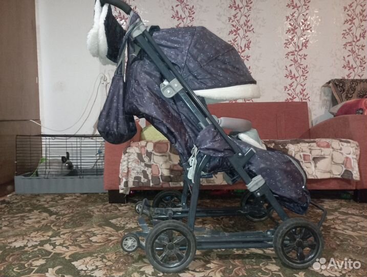 Детские санки коляска ника бу