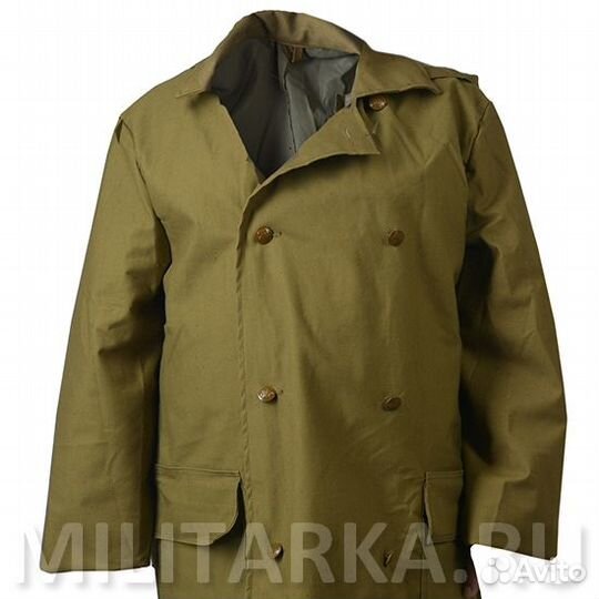 Плащ прорезиненный