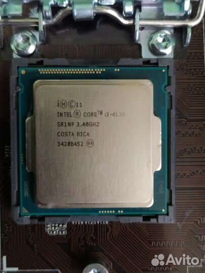 Lga 1150 комплект core i3-4130+ 8 gb