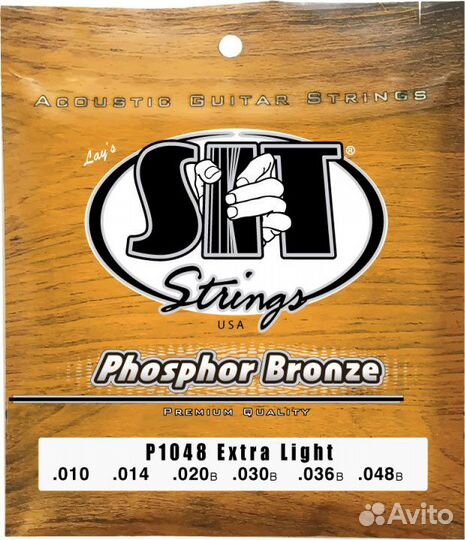 Струны для акустической гитары SIT Strings P1048 P