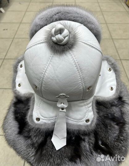 Норковая шапка в монгольском стиле