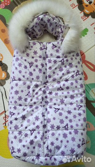 Зимний конверт и комбинезон в коляску