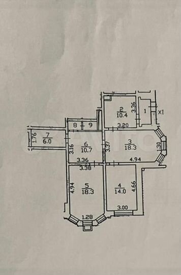 Торговая площадь, 82.4 м²