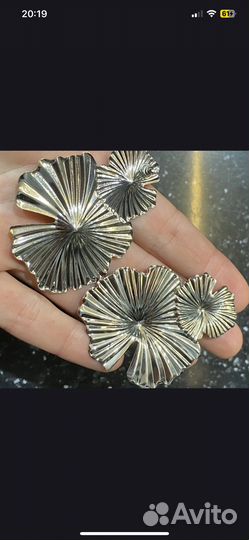 Эффектные серьги вечерние