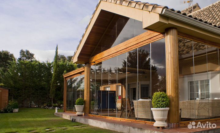 Безрамное остекление любой сложности