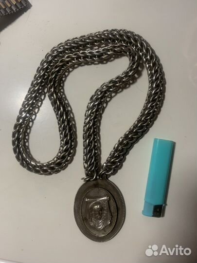 Уникальная цепь с кулоном Спаси и сохрани