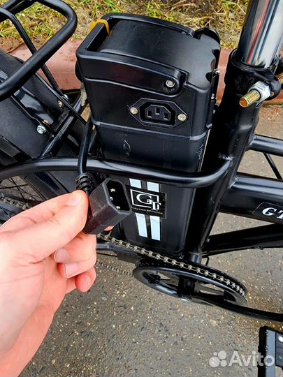 Электровелосипед фэтбайк складной