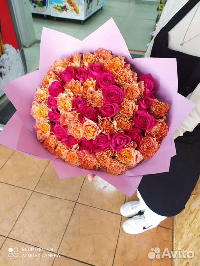 51 роза, 101 роза. Всё серьезно, здесь розы