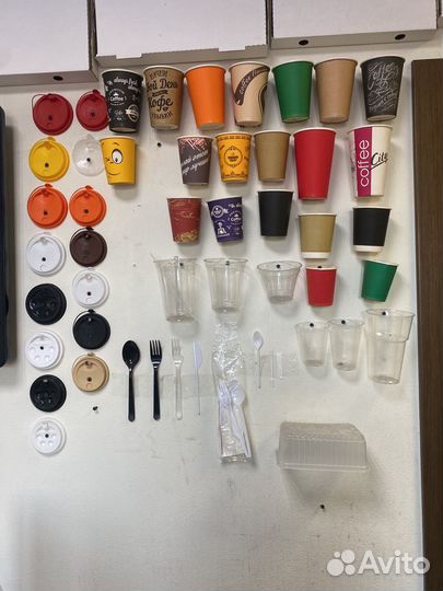 Стаканы бумажные 180 250 350 4500