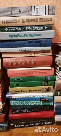 Книжный лот, больше 100 книг (лот №4)