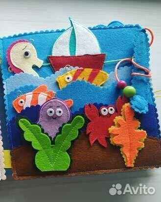 Книжка из фетра фетровая книжка из ткани