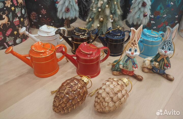 Лефортовский фарфор ёлочные игрушки