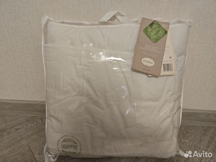 Одеяло детское 140 на 100+подушка Perina новое