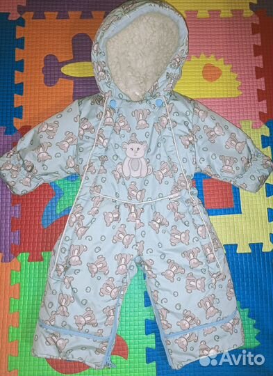 Детский зимний комбинезон трансформер на мальчика