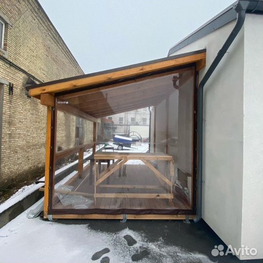 Мягкие окна пвх для веранд и террас