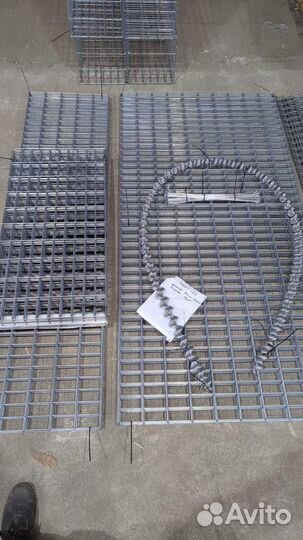 Оцинкованная сетка / Забор под ключ / яч.50х50мм