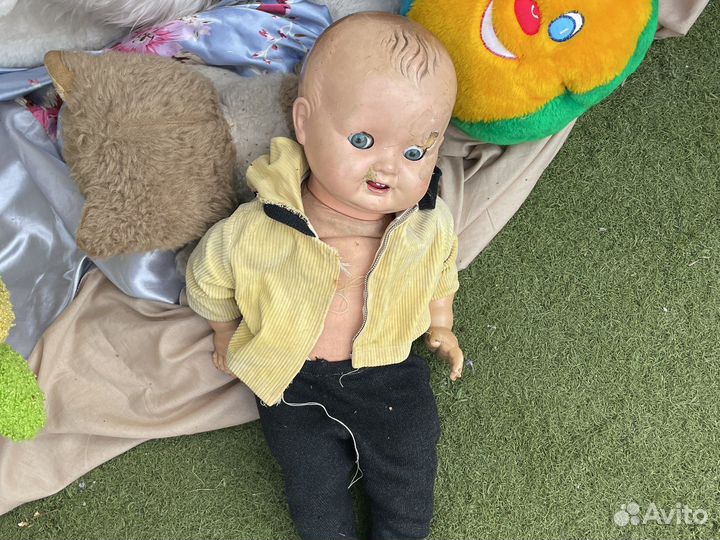 Антикварная кукла германия 60см