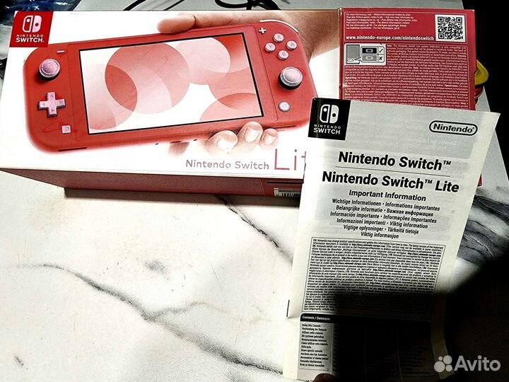 Nintendo switch lite (прошитая)