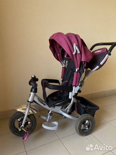 Детский велосипед с родительской ручкой