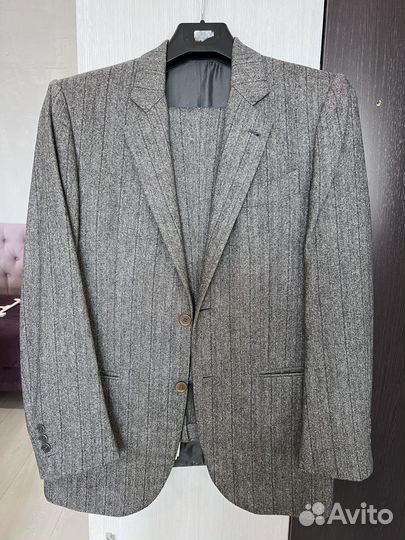 Костюм мужской шерстяной Luciano Barbera размер 50