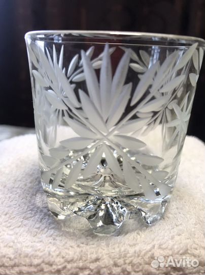 Хрустальные стаканы стопки СССР 70-80 г