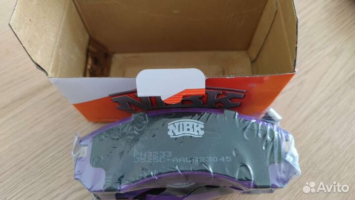 Передние тормозные колодки NiBK PN3233