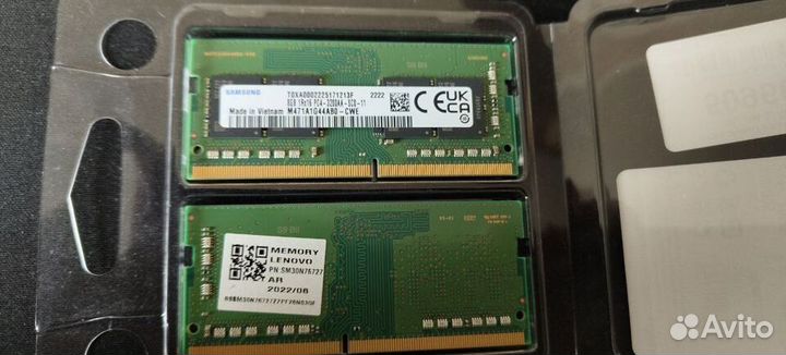 Оперативная память Samsung ddr4 sodimm 8х2 3200mhz