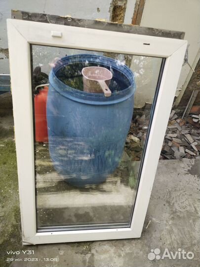 Окна пластиковые бу глухие