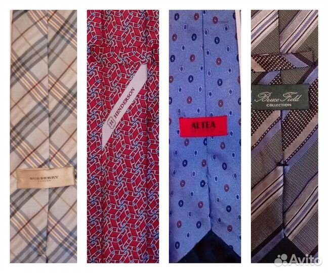 Галстуки Zilli, Burberry