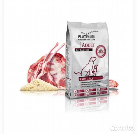 Корм премиум класса для собак, 5кг