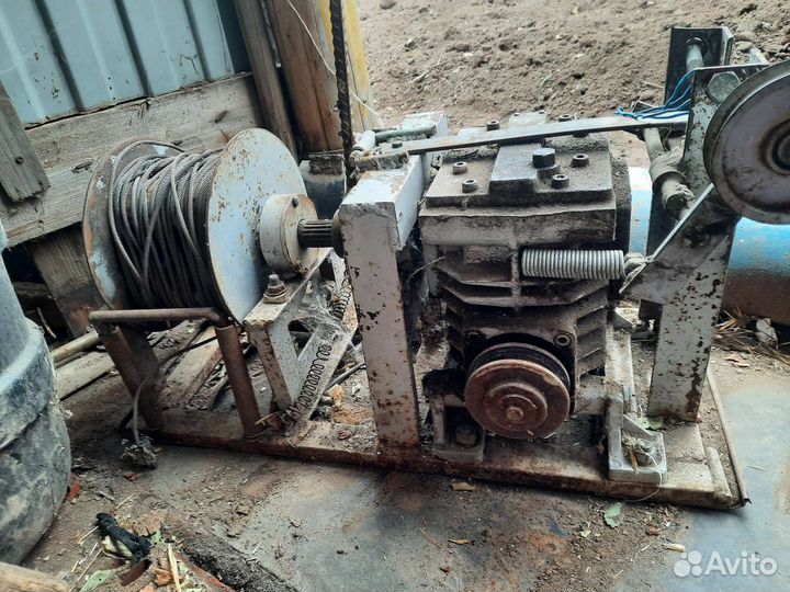 Лебедка электрическая с плугом. эл.дв 380v