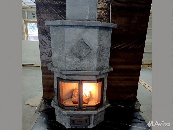 Камин теплонакопительный