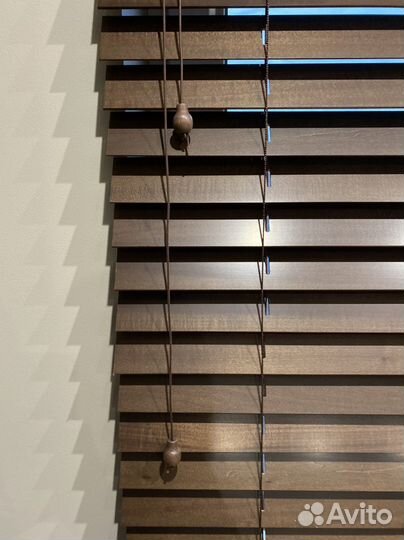 Жалюзи горизонтальные деревянные бамбук дерево