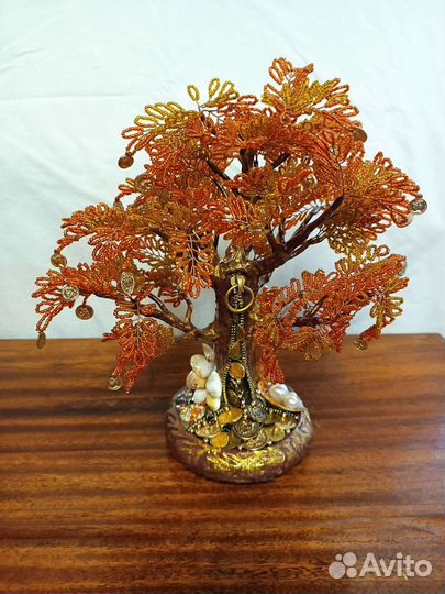 Деревья из бисера
