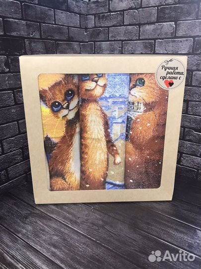 Подарочный набор новогодний (полотенце 3шт)