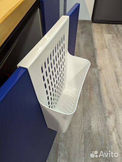 Корзинка подвесная на дверь, для хранения, белая