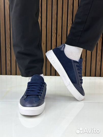 Кеды мужские Salvatore Ferragamo, синие