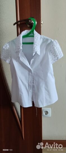 Блузка белая