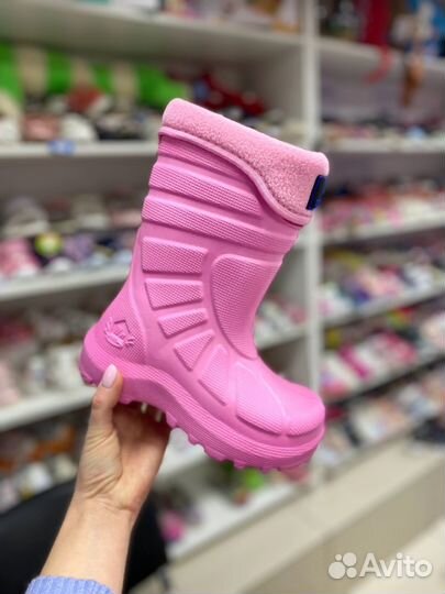 Сапоги резиновые эва 30-35 новые