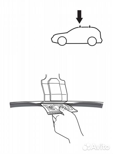 Багажник на крышу Mini Clubman 2008-2014 г