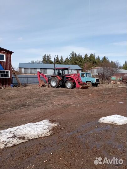 Экскаватор погрузчик мтз 92