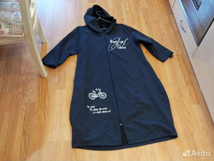 Платье туника кардиган плащ 54-56