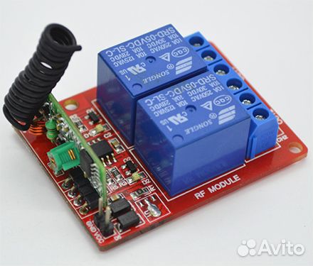 Двухканальная система радиоуправления c пультом