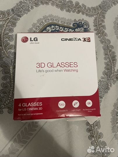 3D очки lg