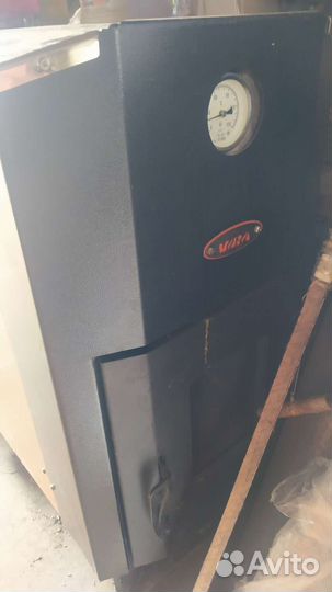 Котел на твердом топливе напольный одноконтурный