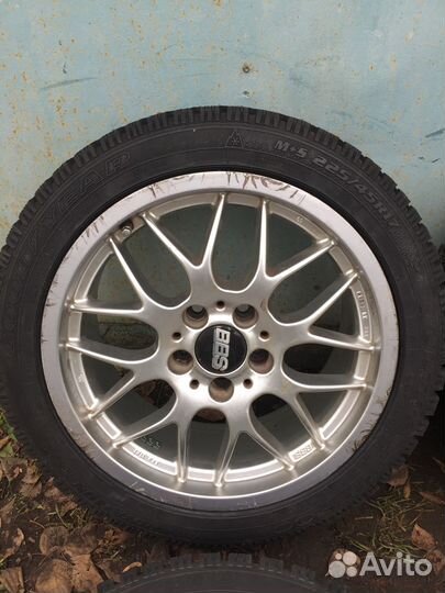 Колеса BBS шипы Goodyear на Сааб