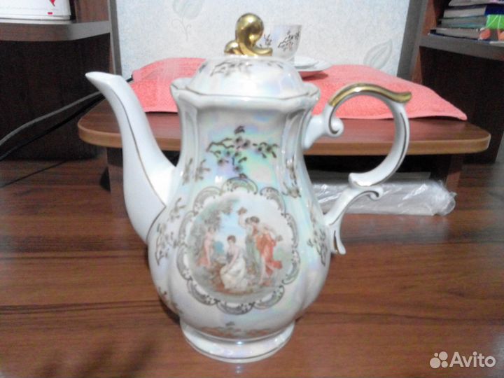 Немецкий фарфоровый чайно-кофейный сервиз 60х СССР