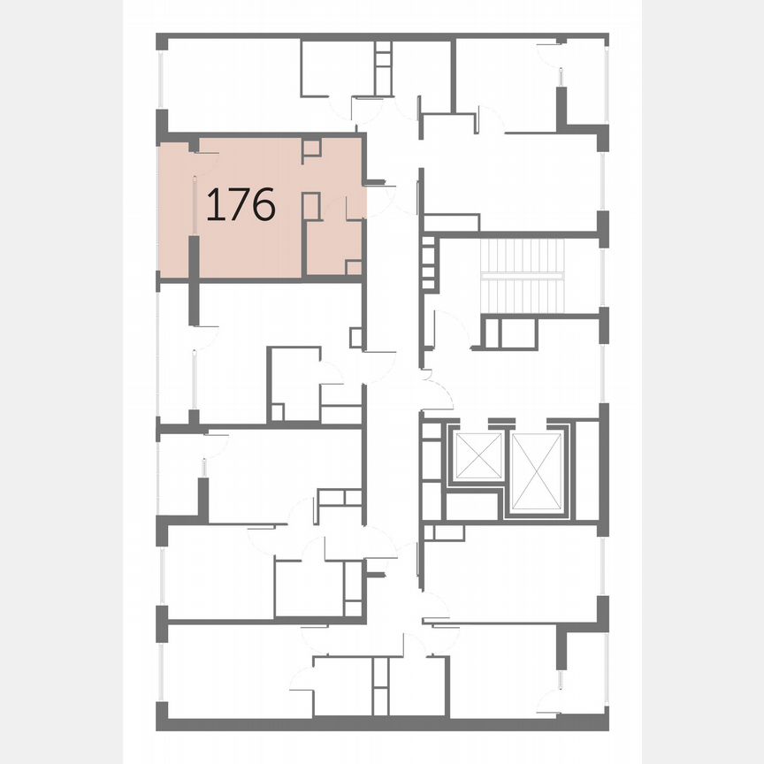 Квартира-студия, 23,6 м², 9/10 эт.
