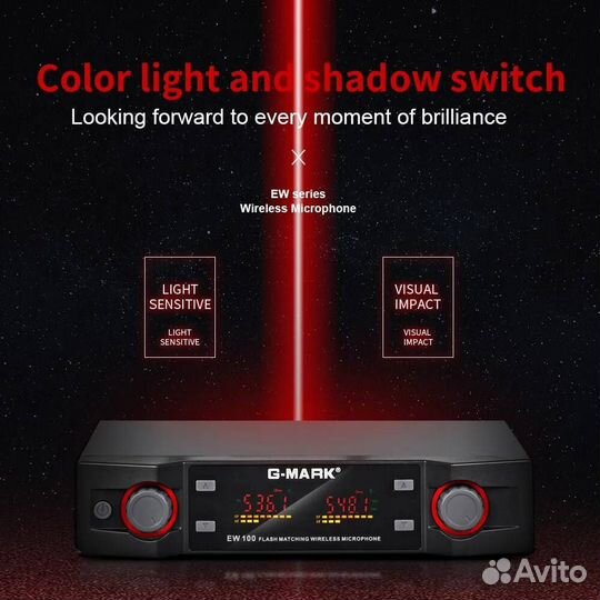 Набор беспроводных микрофонов петлички G-mark EW-1