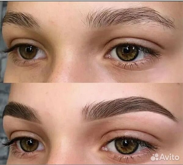 Брови, ламинирование ресниц